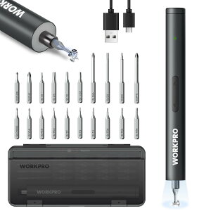 WORKPRO �d�������h���C�o�[ �����h���C�o�[�Z�b�g ����h���C�o�[ 3.6V 20in1 �����ւ��� �R�[�h���X �y������t���z Type-C�[�d�� ���^ �y���^ ���t�]�ؑ� LED���C�g S2�r�b�g ���K�l �X�}�z �C�� 