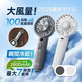 【2026新商品】フリーズウェルワン ハンディファン 冷却プレート付き 2026夏新作 強風 ペルチェ 携帯扇風機 手持ち扇風機 ハンディクーラー 冷却ファン カラビナクリップ付き 大風量