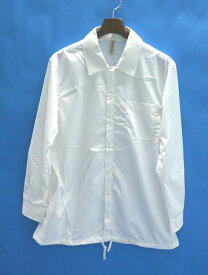 【新品】 HEALTH （ヘルス）Coach shirts　コーチシャツ WHITE S シャツブルゾン シャツジャケット ウインドブレーカー