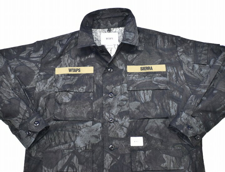 WTAPS ダブルタップス 19AW JUNGLE LS/SHIRT.COTTON.RIPSTOP.CAMO  
