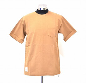 【新品】WTAPS（ダブルタップス）BLANK SS 01 / TEE. COTTON 201ATDT-CSM02 ブランク LOGO ロゴ コットン 半袖 Tシャツ ポケット ポケTee カットソー MADE IN JAPAN 無地 クルーネック ストリート T-Shirt BEIGE 01 S SMALL 定番 おしゃれ アメカジ ストリート