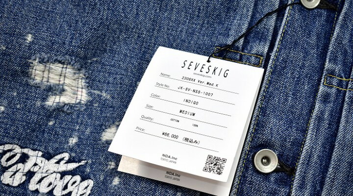 楽天市場】【新品】 SEVESKIG (セヴシグ) 2306XX Ver.Mad.K DENIM 