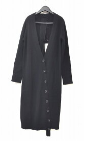 【新品】bassike （ベイシーク） Merino Wool Belted Cardigan メリノウール ベルテッド カーディガン KNIT ニット WOOL ロング ガウン コート ボレロ UNISEX BLACK XS/S