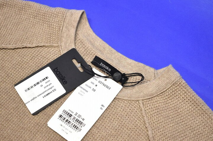 楽天市場】【新品】 bassike (ベイシーク) COTTON / CASHMERE RAGLAN 