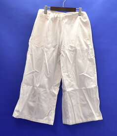 【新品】 bassike (ベイシーク) Canvas Drawstring OverSize Pants キャンバス ドローストリングス オーバーサイズ パンツ NATURAL 0 00 AUSTRALIA ワークパンツ イージー RELAX おしゃれ 白 WIDE ワイド クロップド リラックス