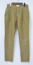 【新品同様】 LEROY （リロイ）Linen Balloon Slim Pants リネンバルーン スリムパンツ 1 (Beige)　【中古】スラックス トラウザー