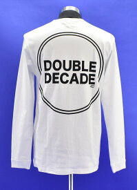 【中古】 430 FOURTHIRTY (フォーサーティー) DOUBLE DECADE CIRCLE L/S TEE ダブルディケイド サークル長袖Tシャツ ロンTee クルーネック プリントT-SHIRT ロゴ　LOGO WHITE 2