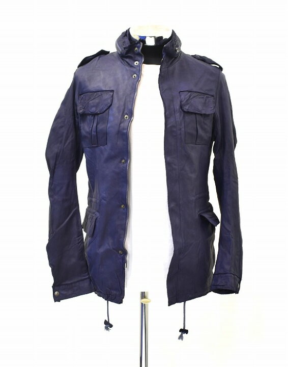 楽天市場】【新品】sisii （シシ）M-65 Leather Jacket ミリタリー 