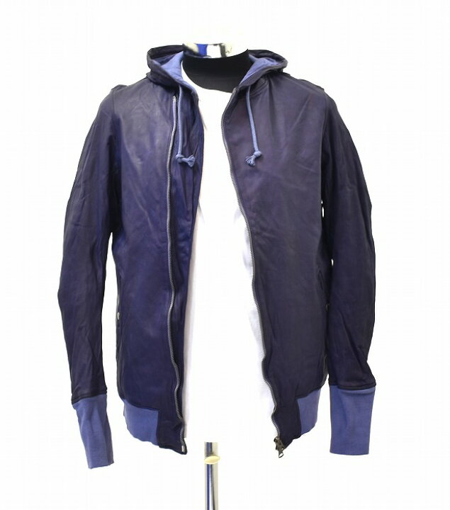 楽天市場】【新品】sisii （シシ） Leather Zip Up Hoody Full Zip 
