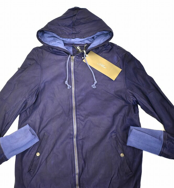 楽天市場】【新品】sisii （シシ） Leather Zip Up Hoody Full Zip 