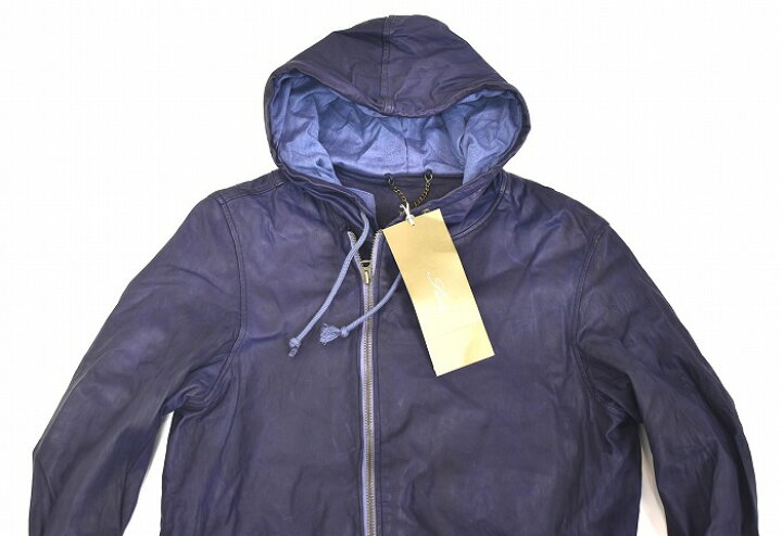 楽天市場】【新品】sisii （シシ） Leather Zip Up Hoody Full Zip 