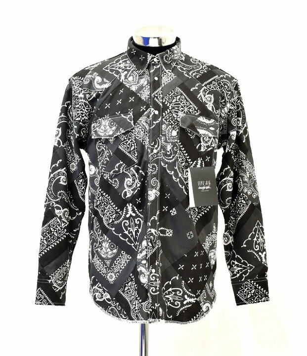 楽天市場】【新品】 SEVESKIG (セヴシグ) BAN-DANA P.W SHIRT バンダナ 