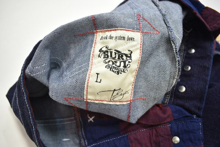 楽天市場】【新品】Burnout（バーンアウト） ツイスト デニム パンツ  
