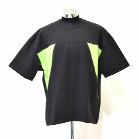 【新品】 MISTERGENTLEMAN (ミスタージェントルマン) OVER YORK SWITCHED BIG TEE オーバーヨーク スイッチド ビッグTシャツ S/S 半袖 クルーネック カットソー BLACK L　 Mr.GENTLEMAN MADE IN JAPAN