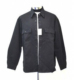 【新品】 saby （サバイ） WORK SHIRTS ワークシャツ 長袖 L/S ミリタリー シャツジャケット ブルゾン BLACK 2 MADE IN JAPAN　CPO JACKET おしゃれ COTTON LINEN　bukht