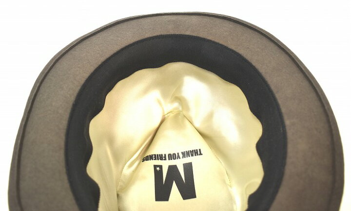 楽天市場】【中古】 M (エム) STAR FELT HAT スターフェルトハット L 