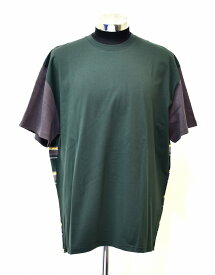 【新品】 MISTERGENTLEMAN (ミスタージェントルマン) MULTI BORDER MIX TEE マルチボーダーミックス Tシャツ 半袖 S/S T-SHIRT GREEN XL MADE IN JAPAN Mr.GENTLEMAN クルーネック