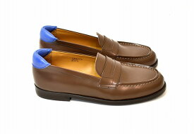 【新品】 MISTERGENTLEMAN （ミスタージェントルマン） × SAKIAS RE-loafer リ・ローファー SAKIAS（サキアス） LEATHER SHOES レザーシューズ スリップオン スリッポン ローカット コラボ 別注 BROWN 25.5 7.5 SOFTHYPHEN（ソフトハイフン）MADE IN JAPAN Mr.GENTLEMAN