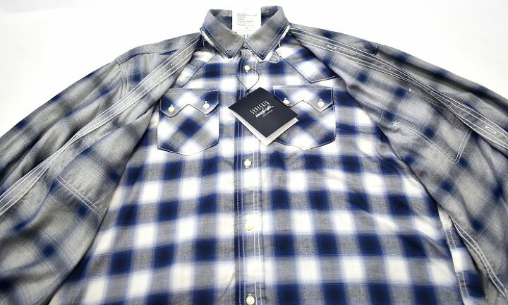 楽天市場】【新品】 SEVESKIG (セヴシグ) FAKE FAKE SHIRT L/S 