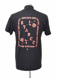 【新品】STANCE（スタンス）STEM SS TEE ステム 半袖 Tシャツ LOGO ロゴ THE CREW-NECK PRINT T-SHIRT クルーネック プリント BLACK M　UNISEX COTTON