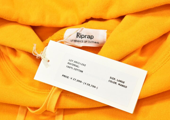 楽天市場】【新品同様】 Riprap (リップラップ) HR G/S HOODIE プルー