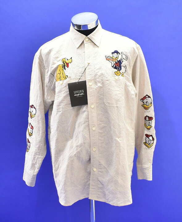 楽天市場】【新品】 SEVESKIG (セヴシグ) SILK DIS WORK RV SHIRTS 