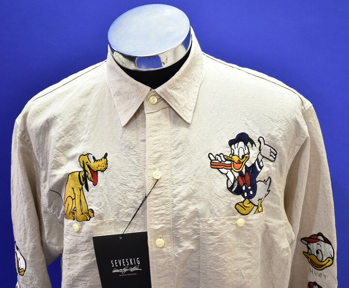 楽天市場】【新品】 SEVESKIG (セヴシグ) SILK DIS WORK RV SHIRTS 
