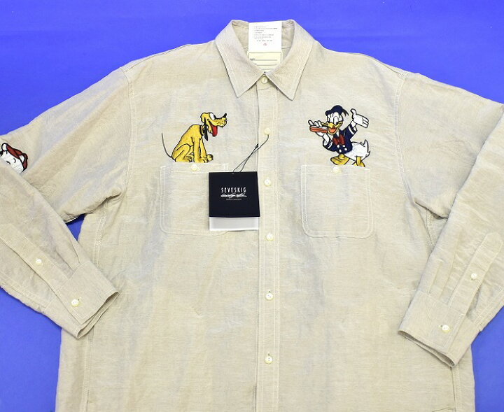 楽天市場】【新品】 SEVESKIG (セヴシグ) SILK DIS WORK RV SHIRTS 