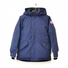 【中古】 CANADA GOOSE (カナダグース) Youth Logan Parka DOWN JACKET ユース ローガンパーカ ダウンジャケット ミリタリー アウトドア フード HOODIE HOODY フーディー 4591JYI R SPIRIT COAT コート NAVY L KID'S キッズ レディース UNISEX MADE IN CANADA マウンテン