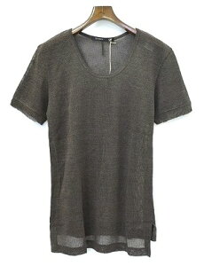 �y�V�i�z KLASICA (�N���V�J) U-neck Knit Tee GRASLO PP U�l�b�N�j�b�g����T�V���c 2 BROWN S/S �J�b�g�\�[