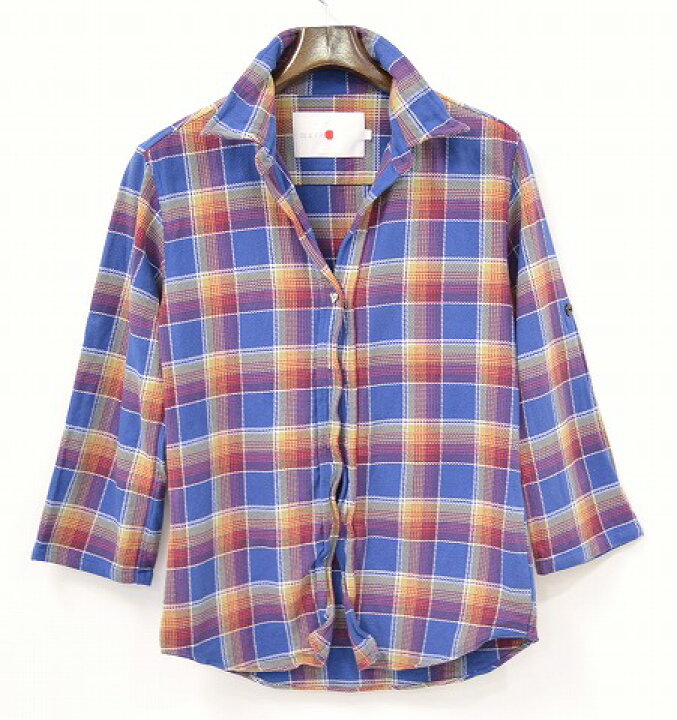 楽天市場】【中古】 marka （マーカ） 3/4 SLEEVED WAIRED CHECK SHIRT 