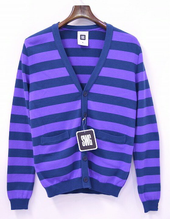 楽天市場】【新品】 SWAGGER （スワッガー） BORDER KNIT CARDIGAN 