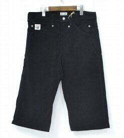 【新品】 Gauntlets （ガントレッツ） Corduroy 8/L pants　コーデュロイ クロップドパンツ BLACK 32