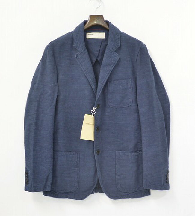 楽天市場】【新品】NAISSANCE (ネサーンス) COTTON LINEN JACKET NAVY  