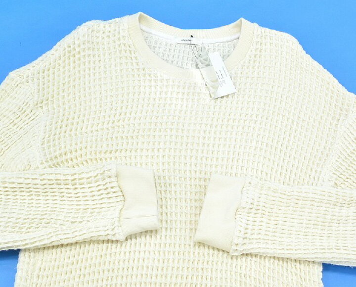 楽天市場】【新品】 whowhat （フーワット） BIG BIG WAFFLE CUTSEW 