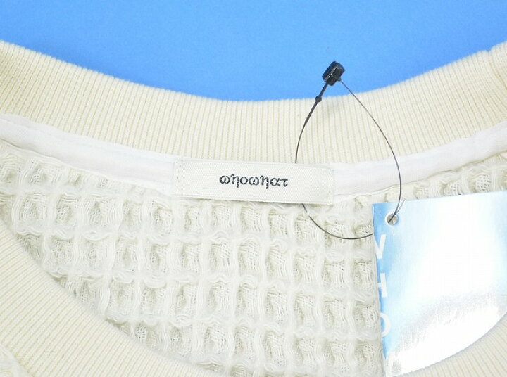 楽天市場】【新品】 whowhat （フーワット） BIG BIG WAFFLE CUTSEW 