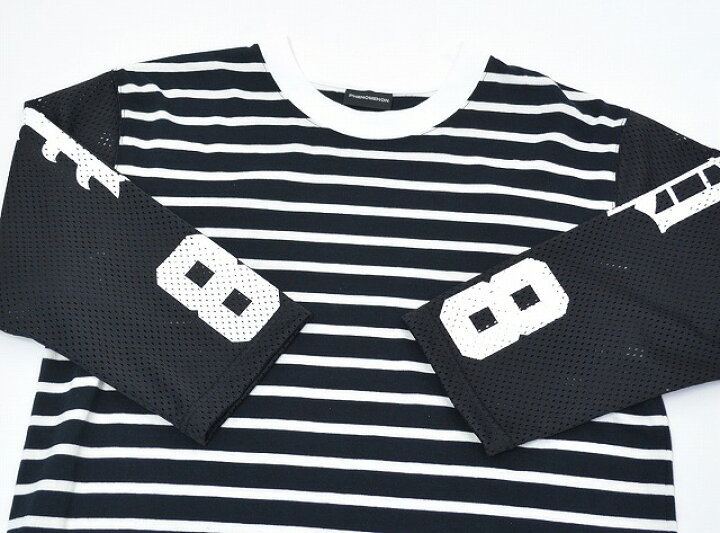 楽天市場】【中古】PHENOMENON (フェノメノン) MESH SLEEVE BORDER TEE 