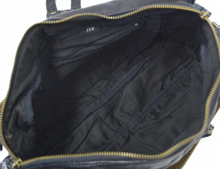 楽天市場】【中古】 ZER (ゼットイーアール) レザーボストンバッグ 