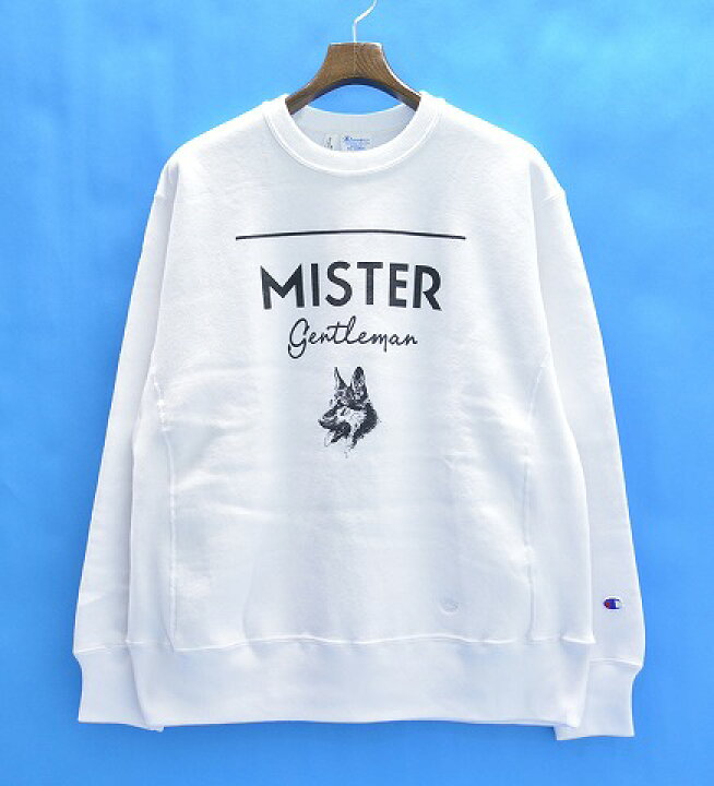 楽天市場】【新品】 Mr.GENTLEMAN×CHAMPION （ミスタージェントルマン 