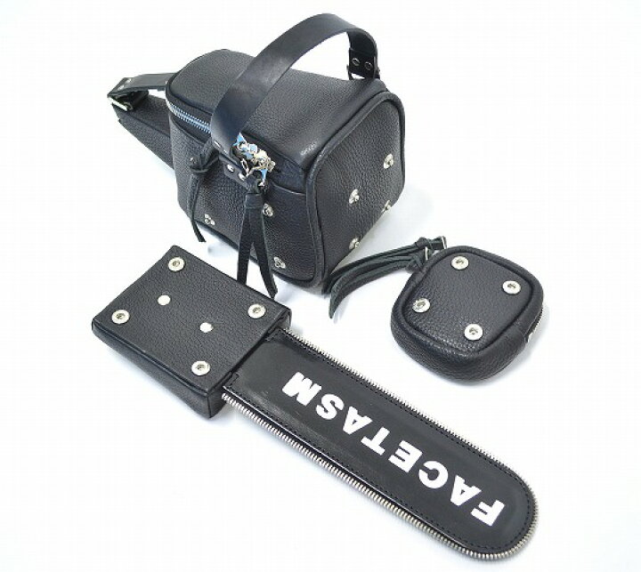 楽天市場】【新品】 FACETASM (ファセッタズム) LEATHER CHAINSAW 