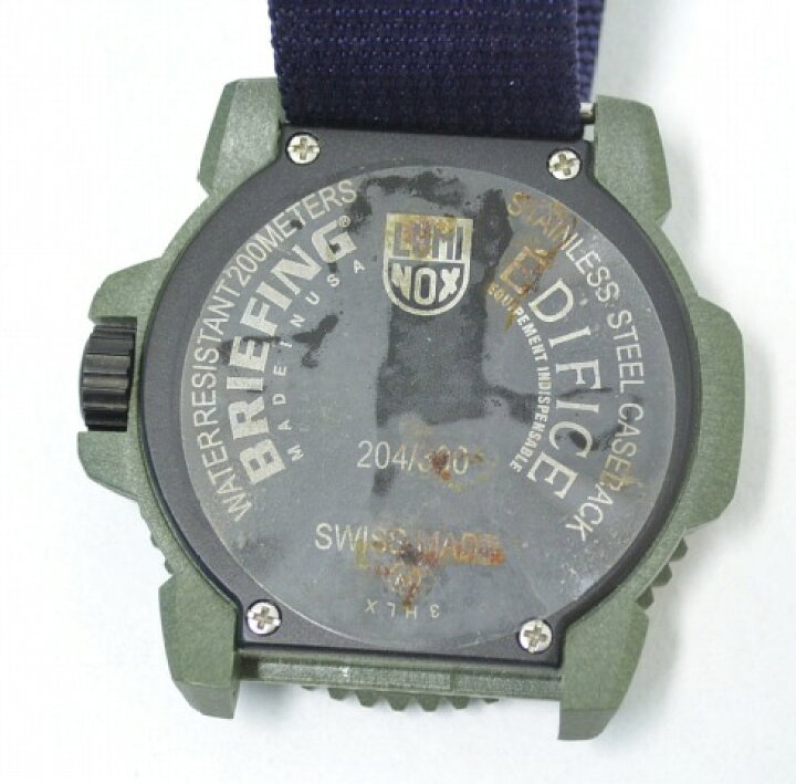 楽天市場】【中古】 Luminox×EDIFICE×BRIEFING (ルミノックス 