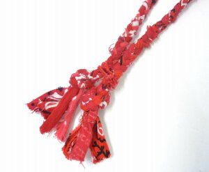 【中古】PORTERCLASSIC(ポータークラシック)HANDWORKNECKLACEハンドワークネックレスRED