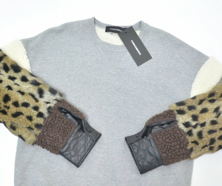 楽天市場】【新品】 PHENOMENON (フェノメノン) MIX FUR SWEAT 