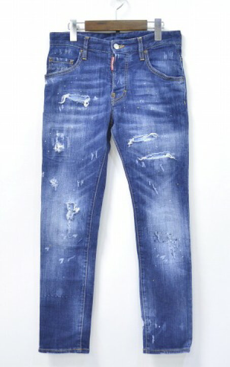 楽天市場】【中古】 DSQUARED2 (ディースクエアード) SKATER JEANS 
