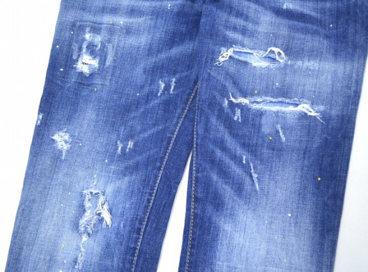 楽天市場】【中古】 DSQUARED2 (ディースクエアード) SKATER JEANS 