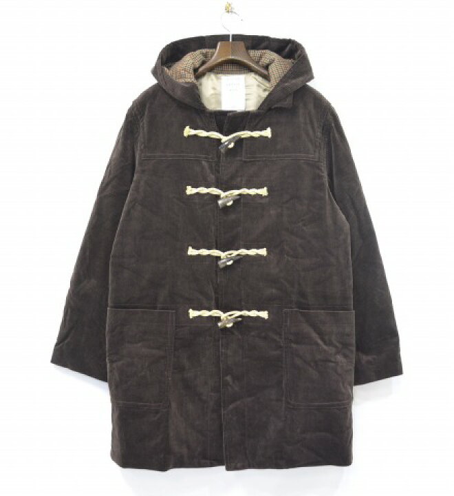 Mr. GENTLEMAN ミスタージェントルマン CORDUROY DUFFLE COAT 