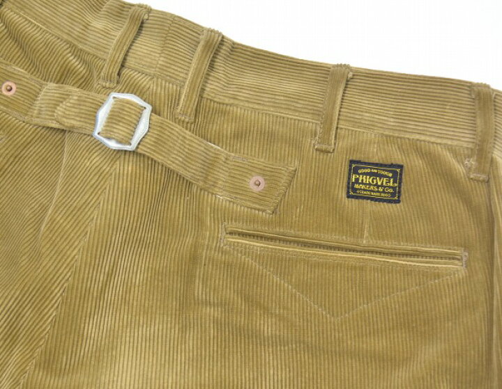 楽天市場】【中古】 PHIGVEL (フィグベル) コーデュロイパンツ BROWN 2 