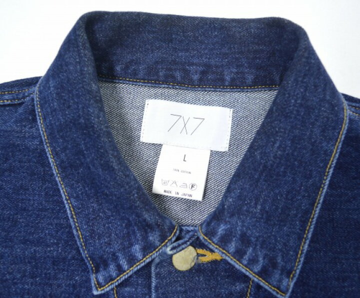 楽天市場】【中古】 7×7 (セブン バイ セブン) 1ST TYPE DENIM JACKET  