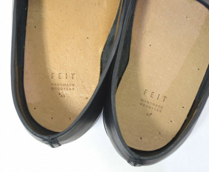 楽天市場】【中古】 FEIT (フェイト) HAND SEWN SLIPPER レザー 