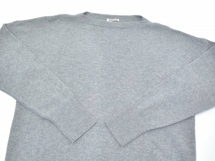 楽天市場】【中古】 AURALEE (オーラリー) 14.5μ WOOL KNIT BIG BOAT 